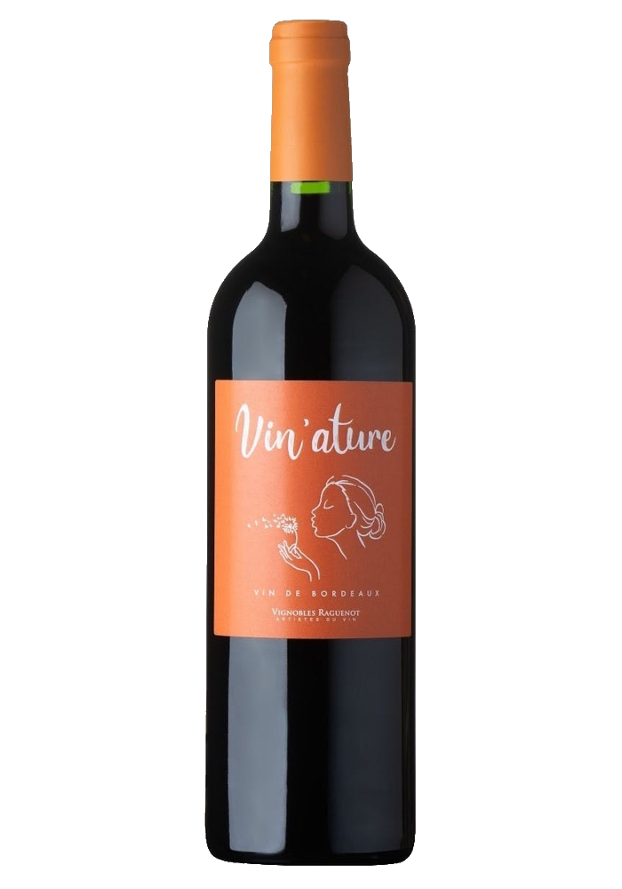 Vignobles Raguenot Vin'ature Rouge AOC Blaye Cotes de Bordeaux (Sulphite Free)