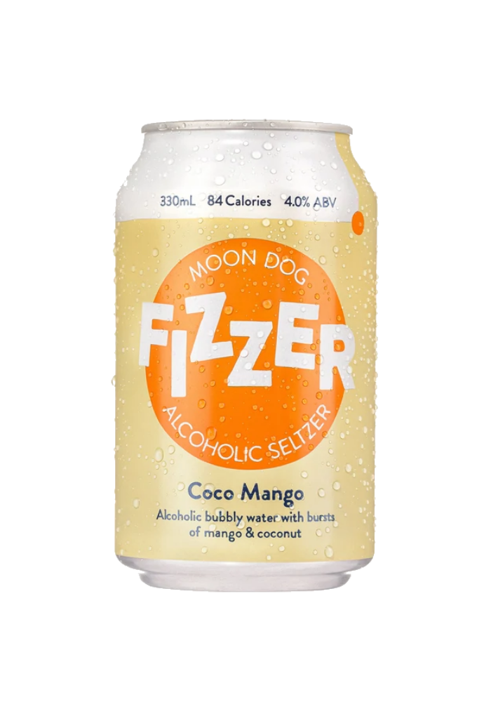 Moon Dog Fizzer Seltzer Coco Mango 330ml