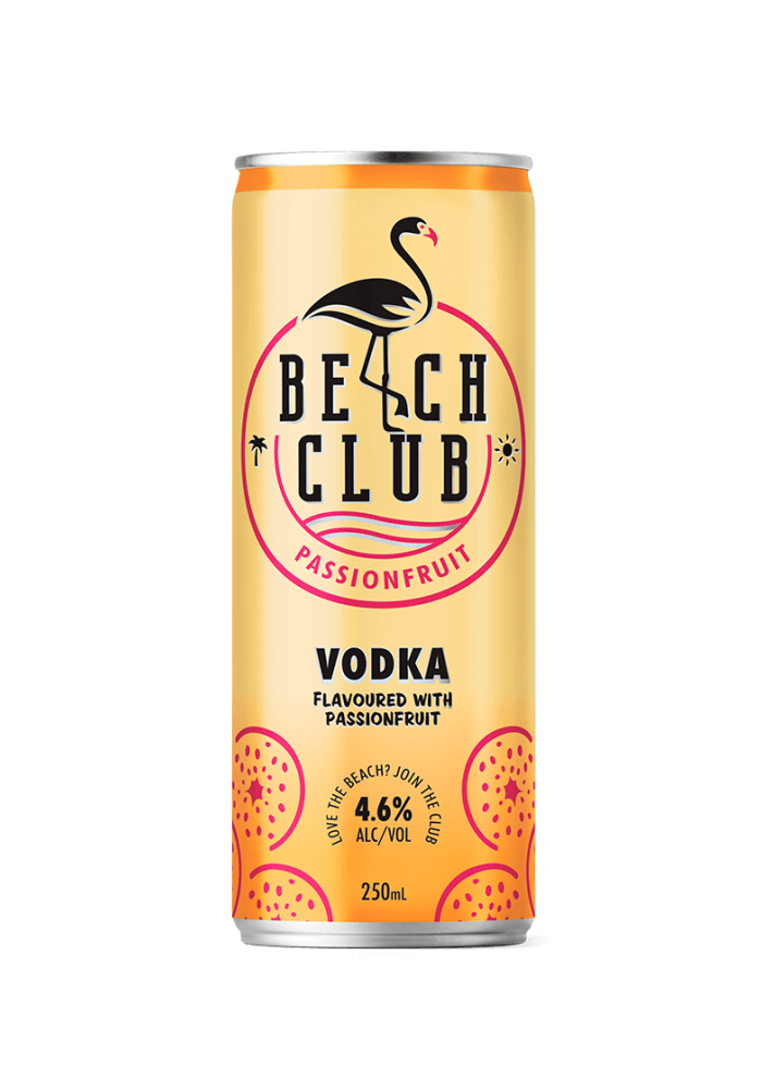 Beach Club Vodka Passionfruit 250ml Can